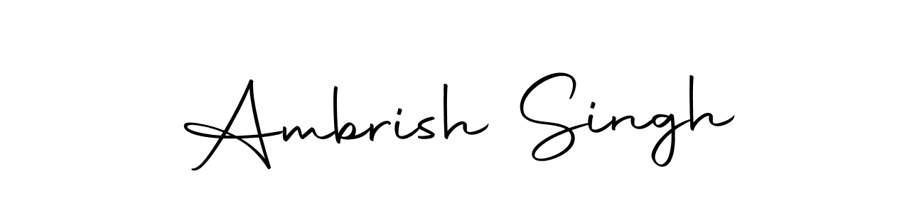 if you are searching for the best signature style for your name Ambrish Singh. so please give up your signature search. here we have designed multiple signature styles  using Autography-DOLnW. Ambrish Singh signature style 10 images and pictures png