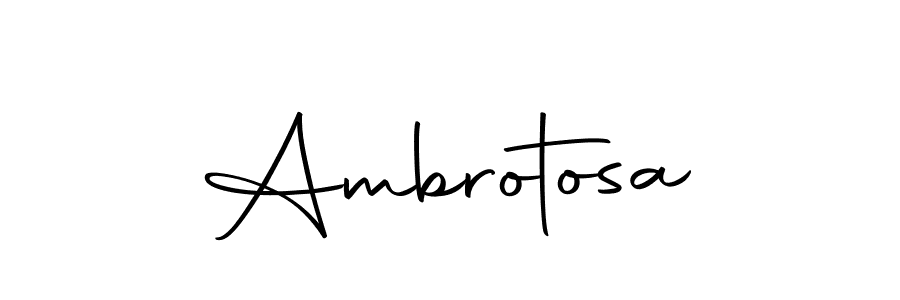 Make a short Ambrotosa signature style. Manage your documents anywhere anytime using Autography-DOLnW. Create and add eSignatures, submit forms, share and send files easily. Ambrotosa signature style 10 images and pictures png
