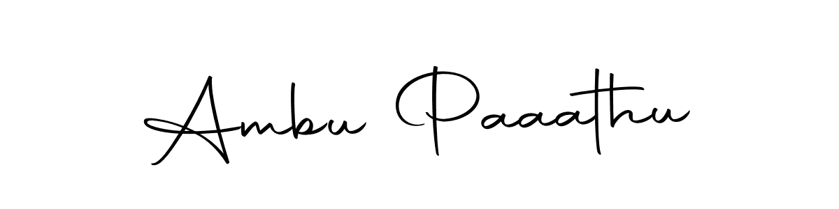 Ambu Paaathu stylish signature style. Best Handwritten Sign (Autography-DOLnW) for my name. Handwritten Signature Collection Ideas for my name Ambu Paaathu. Ambu Paaathu signature style 10 images and pictures png