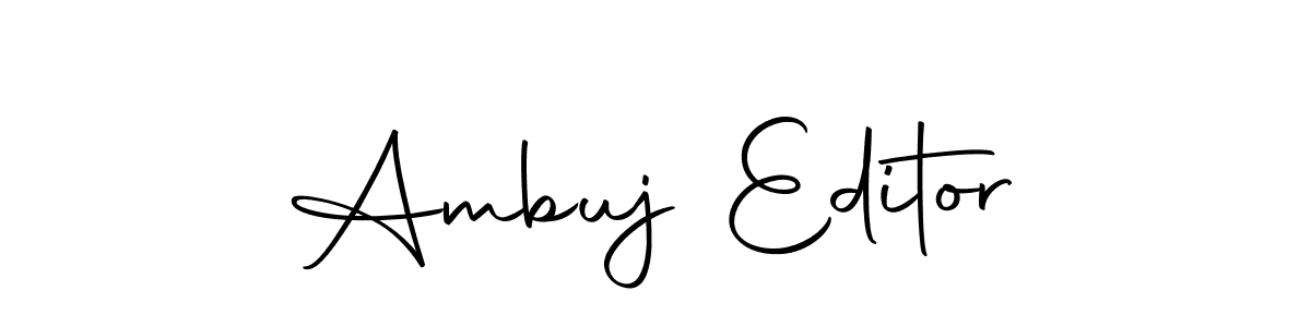 Here are the top 10 professional signature styles for the name Ambuj Editor. These are the best autograph styles you can use for your name. Ambuj Editor signature style 10 images and pictures png