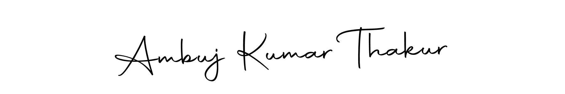 You should practise on your own different ways (Autography-DOLnW) to write your name (Ambuj Kumar Thakur) in signature. don't let someone else do it for you. Ambuj Kumar Thakur signature style 10 images and pictures png