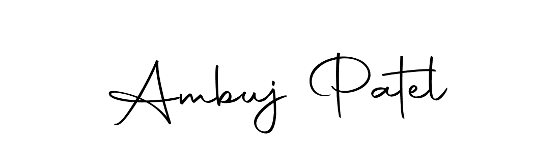 Make a beautiful signature design for name Ambuj Patel. With this signature (Autography-DOLnW) style, you can create a handwritten signature for free. Ambuj Patel signature style 10 images and pictures png