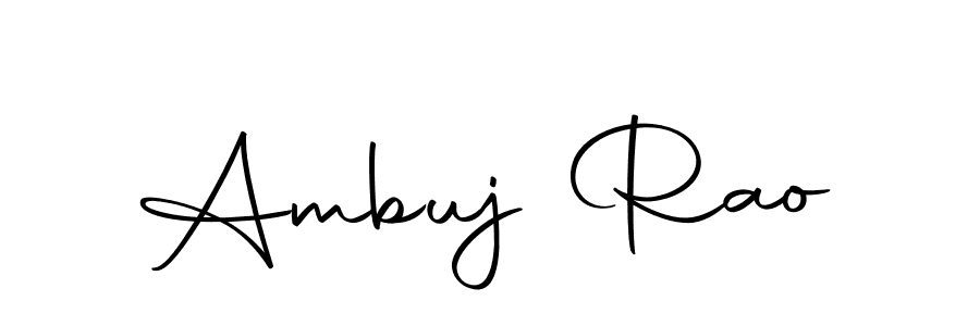 How to make Ambuj Rao signature? Autography-DOLnW is a professional autograph style. Create handwritten signature for Ambuj Rao name. Ambuj Rao signature style 10 images and pictures png