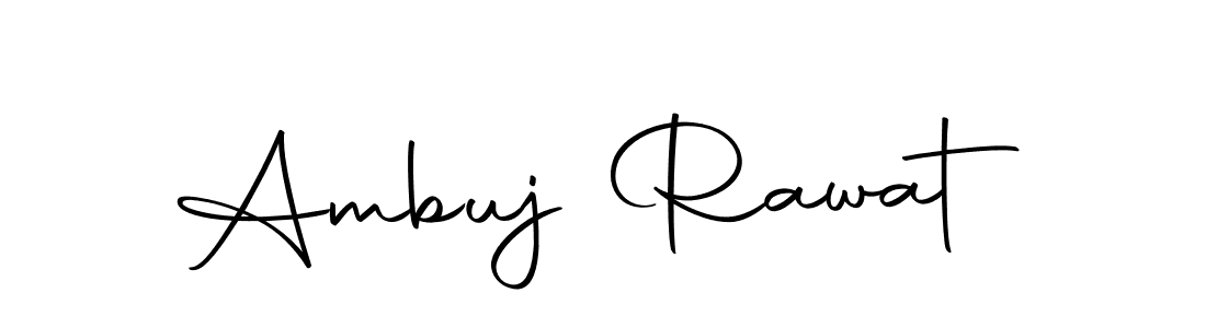 Create a beautiful signature design for name Ambuj Rawat. With this signature (Autography-DOLnW) fonts, you can make a handwritten signature for free. Ambuj Rawat signature style 10 images and pictures png