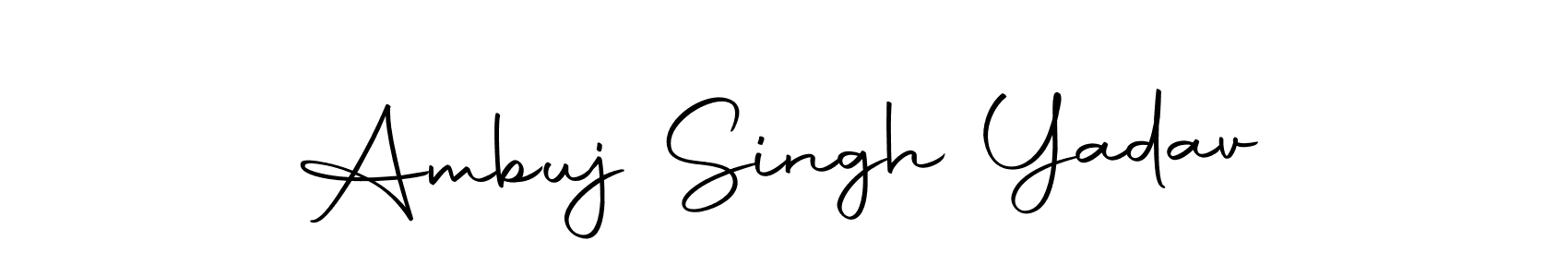 Make a beautiful signature design for name Ambuj Singh Yadav. Use this online signature maker to create a handwritten signature for free. Ambuj Singh Yadav signature style 10 images and pictures png