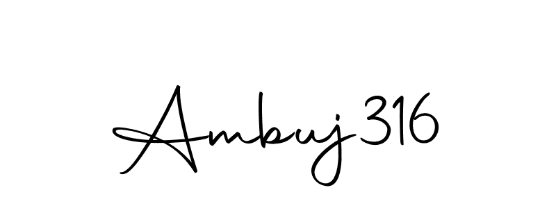The best way (Autography-DOLnW) to make a short signature is to pick only two or three words in your name. The name Ambuj316 include a total of six letters. For converting this name. Ambuj316 signature style 10 images and pictures png