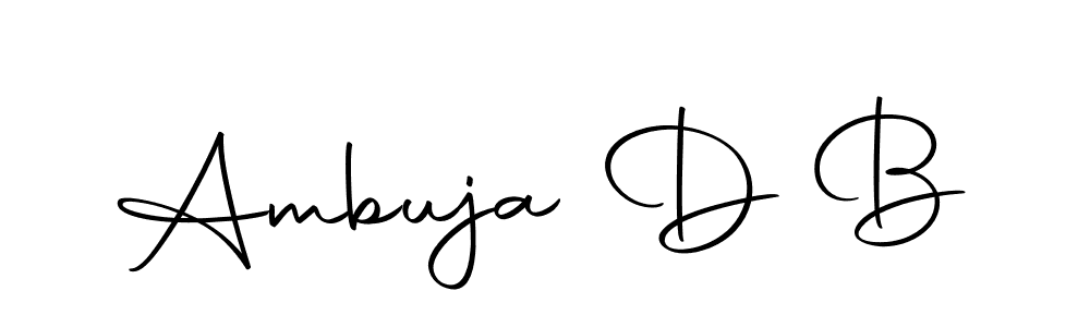 if you are searching for the best signature style for your name Ambuja D B. so please give up your signature search. here we have designed multiple signature styles  using Autography-DOLnW. Ambuja D B signature style 10 images and pictures png
