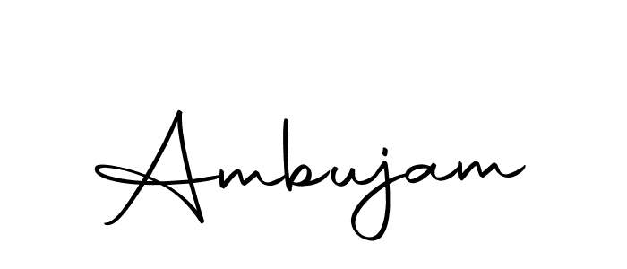 Here are the top 10 professional signature styles for the name Ambujam. These are the best autograph styles you can use for your name. Ambujam signature style 10 images and pictures png