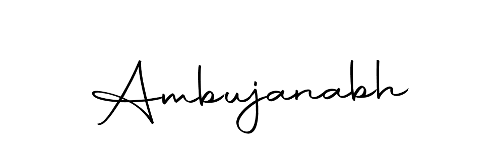 Create a beautiful signature design for name Ambujanabh. With this signature (Autography-DOLnW) fonts, you can make a handwritten signature for free. Ambujanabh signature style 10 images and pictures png