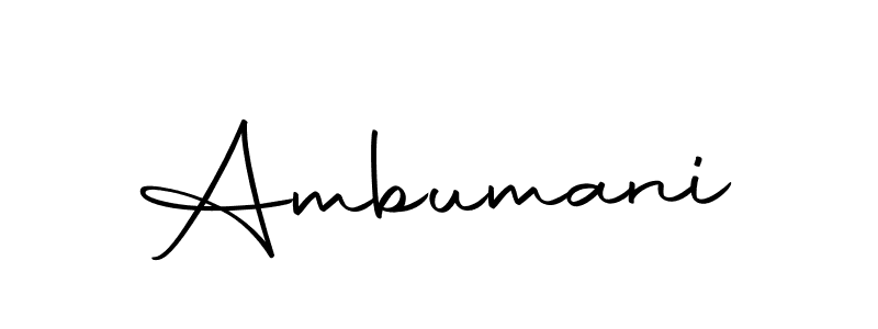 You can use this online signature creator to create a handwritten signature for the name Ambumani. This is the best online autograph maker. Ambumani signature style 10 images and pictures png