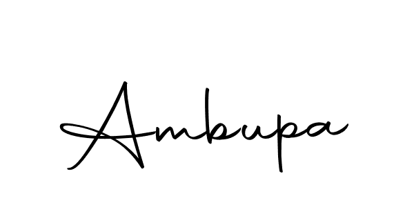 How to make Ambupa signature? Autography-DOLnW is a professional autograph style. Create handwritten signature for Ambupa name. Ambupa signature style 10 images and pictures png