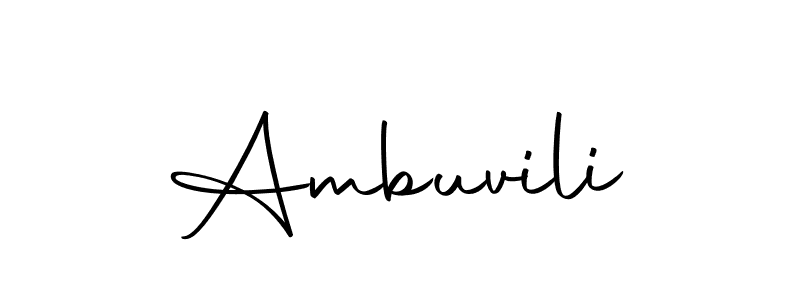 You can use this online signature creator to create a handwritten signature for the name Ambuvili. This is the best online autograph maker. Ambuvili signature style 10 images and pictures png