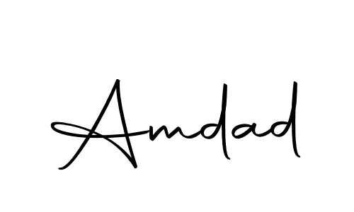 Make a beautiful signature design for name Amdad. Use this online signature maker to create a handwritten signature for free. Amdad signature style 10 images and pictures png