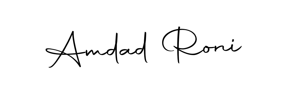 It looks lik you need a new signature style for name Amdad Roni. Design unique handwritten (Autography-DOLnW) signature with our free signature maker in just a few clicks. Amdad Roni signature style 10 images and pictures png