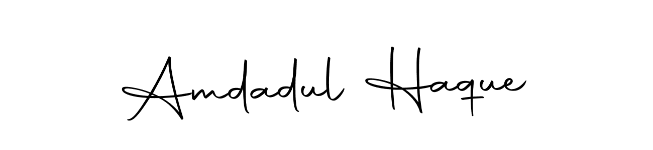 Create a beautiful signature design for name Amdadul Haque. With this signature (Autography-DOLnW) fonts, you can make a handwritten signature for free. Amdadul Haque signature style 10 images and pictures png