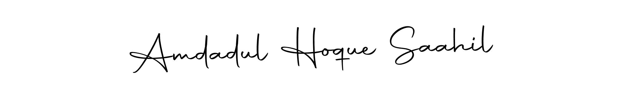 Amdadul Hoque Saahil stylish signature style. Best Handwritten Sign (Autography-DOLnW) for my name. Handwritten Signature Collection Ideas for my name Amdadul Hoque Saahil. Amdadul Hoque Saahil signature style 10 images and pictures png