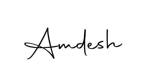 Make a beautiful signature design for name Amdesh. With this signature (Autography-DOLnW) style, you can create a handwritten signature for free. Amdesh signature style 10 images and pictures png