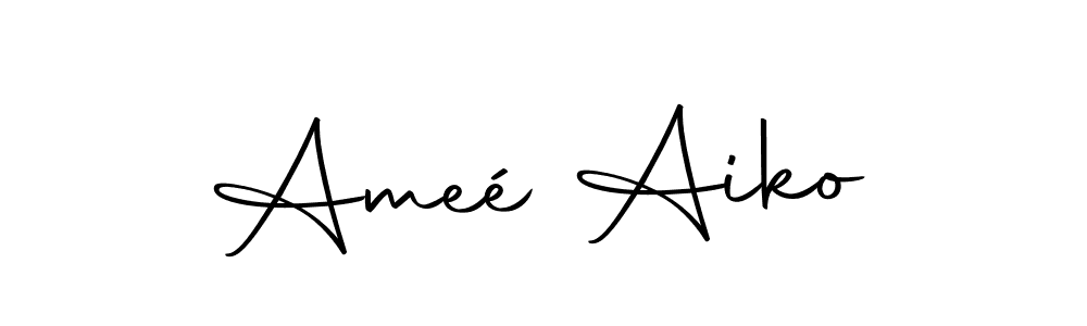 Once you've used our free online signature maker to create your best signature Autography-DOLnW style, it's time to enjoy all of the benefits that Ameé Aiko name signing documents. Ameé Aiko signature style 10 images and pictures png