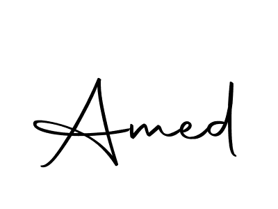 Create a beautiful signature design for name Amed. With this signature (Autography-DOLnW) fonts, you can make a handwritten signature for free. Amed signature style 10 images and pictures png