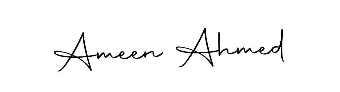 Also we have Ameen Ahmed name is the best signature style. Create professional handwritten signature collection using Autography-DOLnW autograph style. Ameen Ahmed signature style 10 images and pictures png