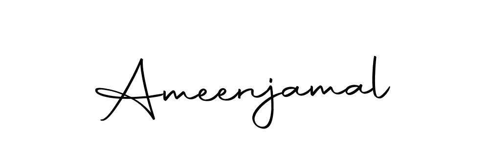 The best way (Autography-DOLnW) to make a short signature is to pick only two or three words in your name. The name Ameenjamal include a total of six letters. For converting this name. Ameenjamal signature style 10 images and pictures png