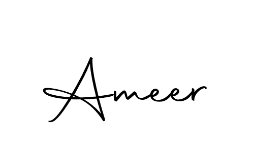 Ameer stylish signature style. Best Handwritten Sign (Autography-DOLnW) for my name. Handwritten Signature Collection Ideas for my name Ameer. Ameer signature style 10 images and pictures png