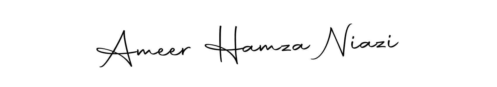 Make a short Ameer Hamza Niazi signature style. Manage your documents anywhere anytime using Autography-DOLnW. Create and add eSignatures, submit forms, share and send files easily. Ameer Hamza Niazi signature style 10 images and pictures png
