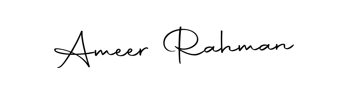 Ameer Rahman stylish signature style. Best Handwritten Sign (Autography-DOLnW) for my name. Handwritten Signature Collection Ideas for my name Ameer Rahman. Ameer Rahman signature style 10 images and pictures png