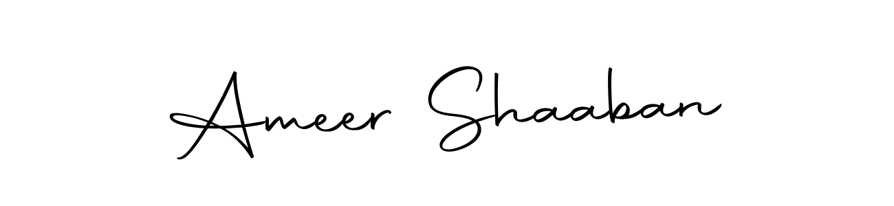 Similarly Autography-DOLnW is the best handwritten signature design. Signature creator online .You can use it as an online autograph creator for name Ameer Shaaban. Ameer Shaaban signature style 10 images and pictures png