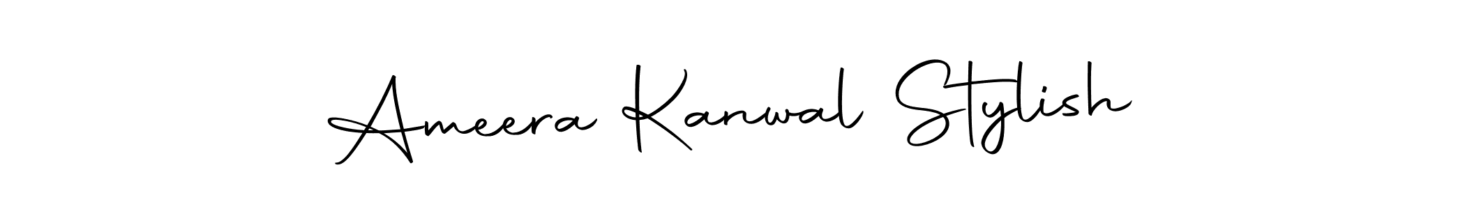 It looks lik you need a new signature style for name Ameera Kanwal Stylish. Design unique handwritten (Autography-DOLnW) signature with our free signature maker in just a few clicks. Ameera Kanwal Stylish signature style 10 images and pictures png