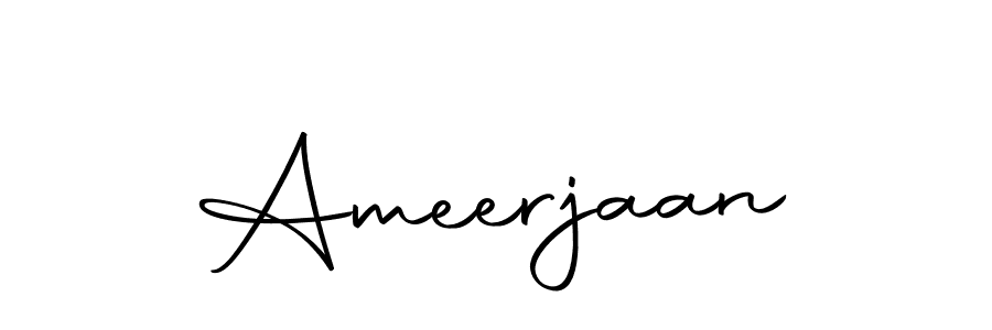 How to make Ameerjaan signature? Autography-DOLnW is a professional autograph style. Create handwritten signature for Ameerjaan name. Ameerjaan signature style 10 images and pictures png