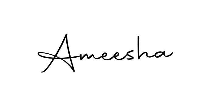 Make a beautiful signature design for name Ameesha. Use this online signature maker to create a handwritten signature for free. Ameesha signature style 10 images and pictures png