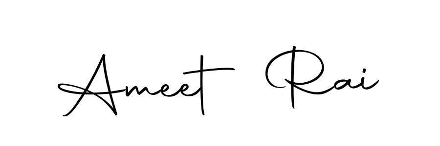 Make a beautiful signature design for name Ameet Rai. Use this online signature maker to create a handwritten signature for free. Ameet Rai signature style 10 images and pictures png