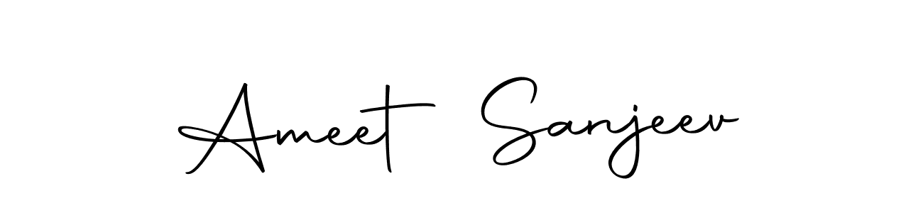 Ameet Sanjeev stylish signature style. Best Handwritten Sign (Autography-DOLnW) for my name. Handwritten Signature Collection Ideas for my name Ameet Sanjeev. Ameet Sanjeev signature style 10 images and pictures png