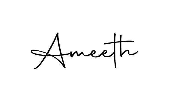 Make a beautiful signature design for name Ameeth. With this signature (Autography-DOLnW) style, you can create a handwritten signature for free. Ameeth signature style 10 images and pictures png