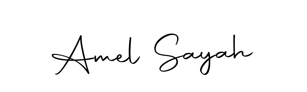 It looks lik you need a new signature style for name Amel Sayah. Design unique handwritten (Autography-DOLnW) signature with our free signature maker in just a few clicks. Amel Sayah signature style 10 images and pictures png