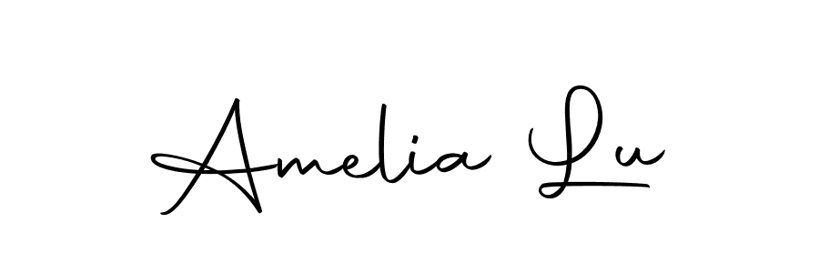 Amelia Lu stylish signature style. Best Handwritten Sign (Autography-DOLnW) for my name. Handwritten Signature Collection Ideas for my name Amelia Lu. Amelia Lu signature style 10 images and pictures png