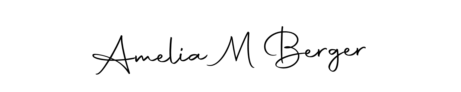 Also You can easily find your signature by using the search form. We will create Amelia M Berger name handwritten signature images for you free of cost using Autography-DOLnW sign style. Amelia M Berger signature style 10 images and pictures png