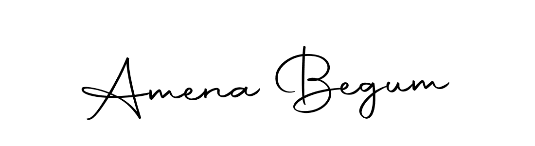 Make a beautiful signature design for name Amena Begum. With this signature (Autography-DOLnW) style, you can create a handwritten signature for free. Amena Begum signature style 10 images and pictures png