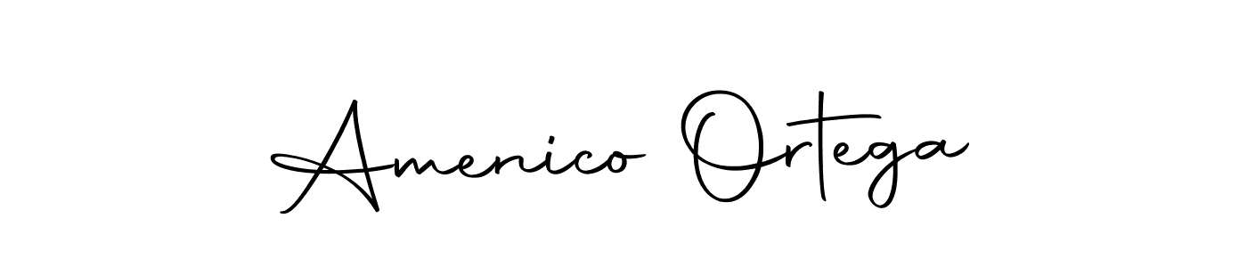 The best way (Autography-DOLnW) to make a short signature is to pick only two or three words in your name. The name Amenico Ortega include a total of six letters. For converting this name. Amenico Ortega signature style 10 images and pictures png