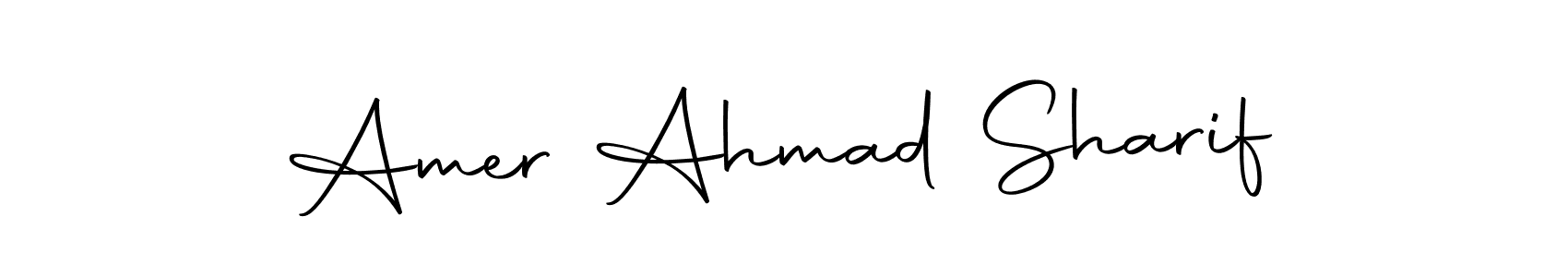 Amer Ahmad Sharif stylish signature style. Best Handwritten Sign (Autography-DOLnW) for my name. Handwritten Signature Collection Ideas for my name Amer Ahmad Sharif. Amer Ahmad Sharif signature style 10 images and pictures png