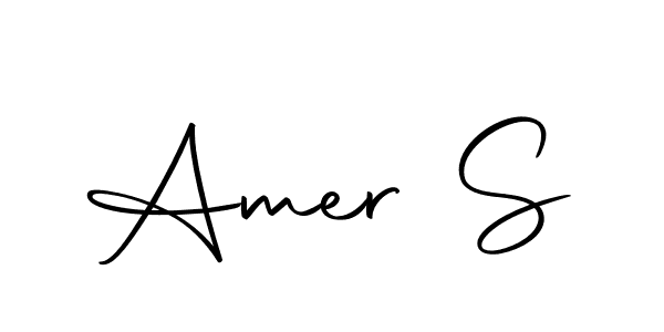 This is the best signature style for the Amer S name. Also you like these signature font (Autography-DOLnW). Mix name signature. Amer S signature style 10 images and pictures png