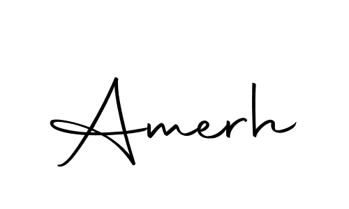Create a beautiful signature design for name Amerh. With this signature (Autography-DOLnW) fonts, you can make a handwritten signature for free. Amerh signature style 10 images and pictures png