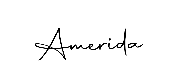 Use a signature maker to create a handwritten signature online. With this signature software, you can design (Autography-DOLnW) your own signature for name Amerida. Amerida signature style 10 images and pictures png