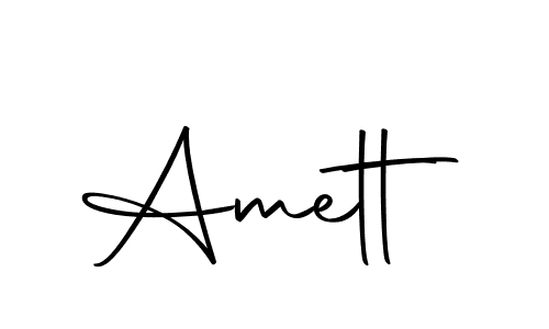 The best way (Autography-DOLnW) to make a short signature is to pick only two or three words in your name. The name Amett include a total of six letters. For converting this name. Amett signature style 10 images and pictures png