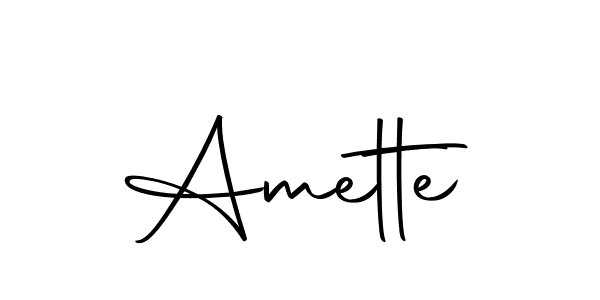 Create a beautiful signature design for name Amette. With this signature (Autography-DOLnW) fonts, you can make a handwritten signature for free. Amette signature style 10 images and pictures png