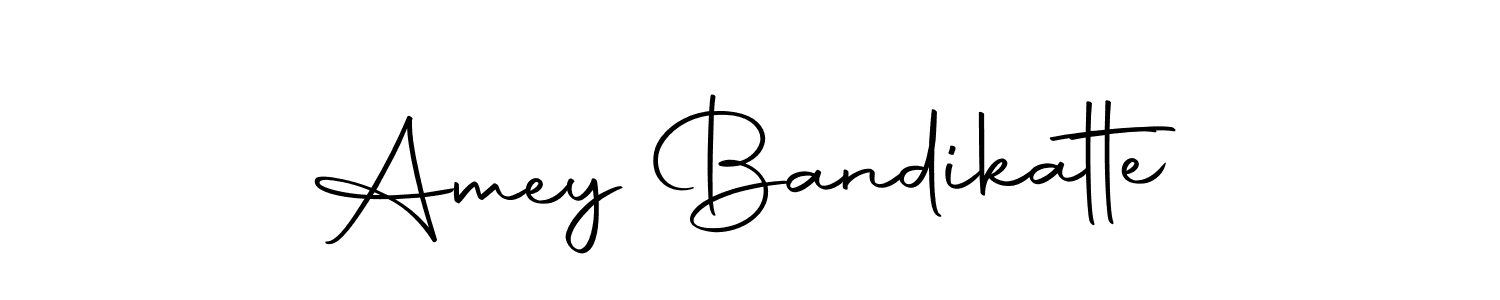 The best way (Autography-DOLnW) to make a short signature is to pick only two or three words in your name. The name Amey Bandikatte include a total of six letters. For converting this name. Amey Bandikatte signature style 10 images and pictures png