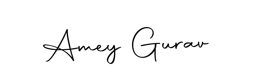 Similarly Autography-DOLnW is the best handwritten signature design. Signature creator online .You can use it as an online autograph creator for name Amey Gurav. Amey Gurav signature style 10 images and pictures png