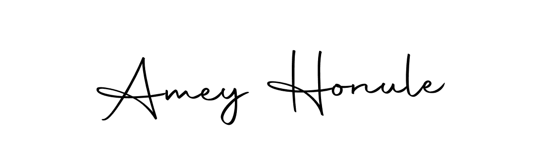 Make a beautiful signature design for name Amey Honule. Use this online signature maker to create a handwritten signature for free. Amey Honule signature style 10 images and pictures png