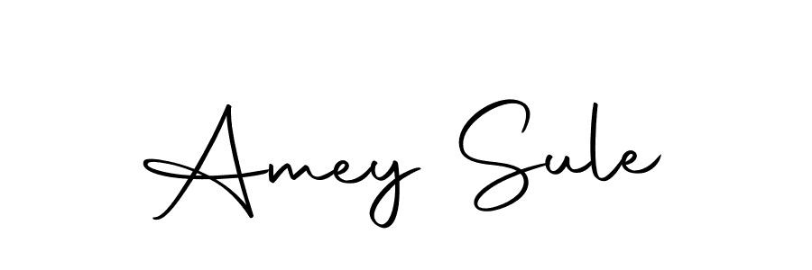 Make a beautiful signature design for name Amey Sule. Use this online signature maker to create a handwritten signature for free. Amey Sule signature style 10 images and pictures png